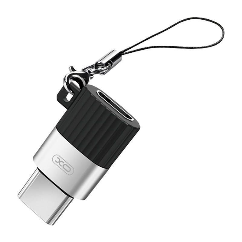 XO NB149-C Micro USB to USB-C Adapter (Black)