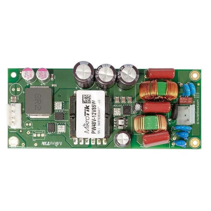 MikroTik 48V-12V85W Power Adapter & UPS Green