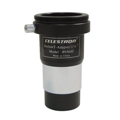 Adaptador con barril Celestron 2x, 31,8 mm