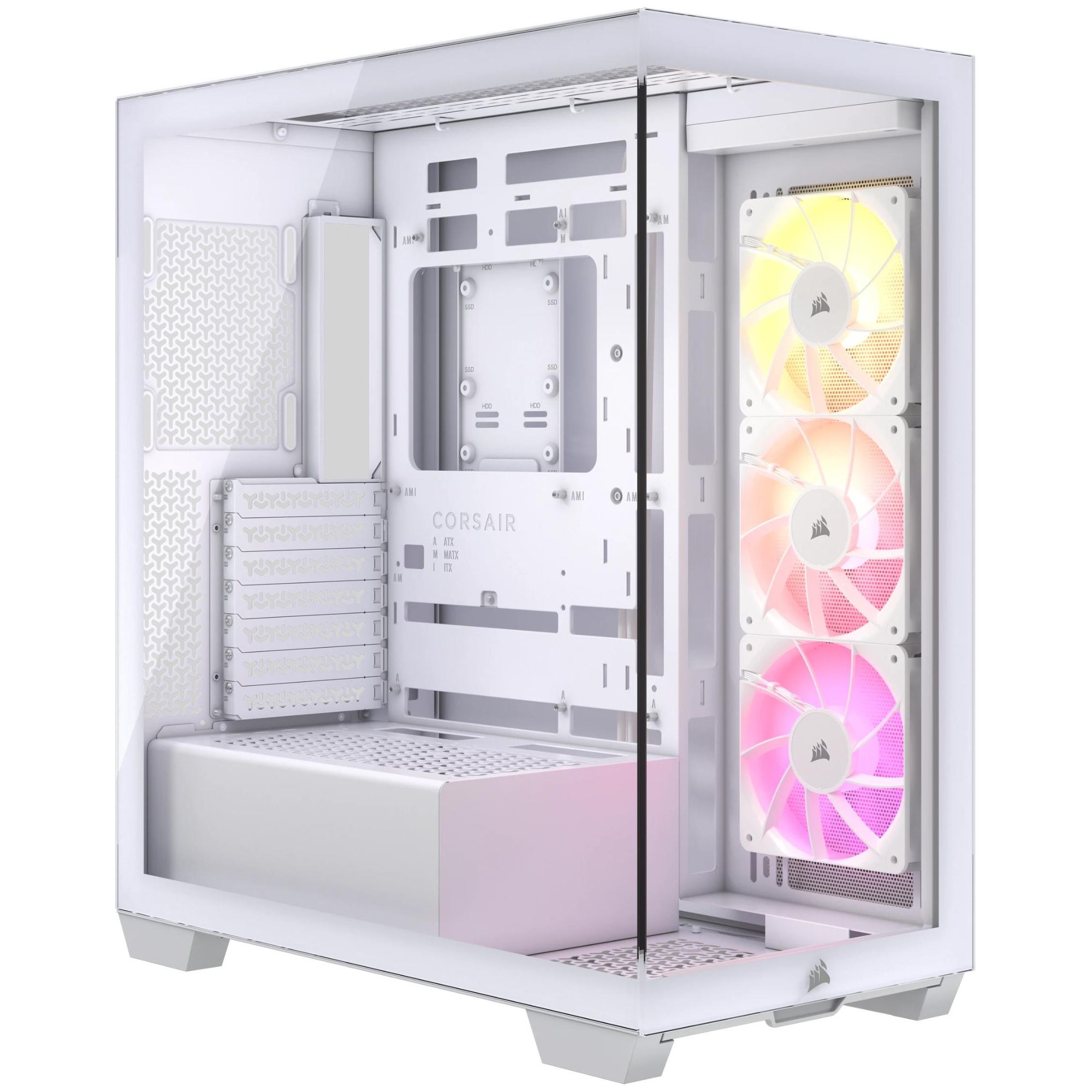Tour de serveur Corsair 3500X ARGB Blanc