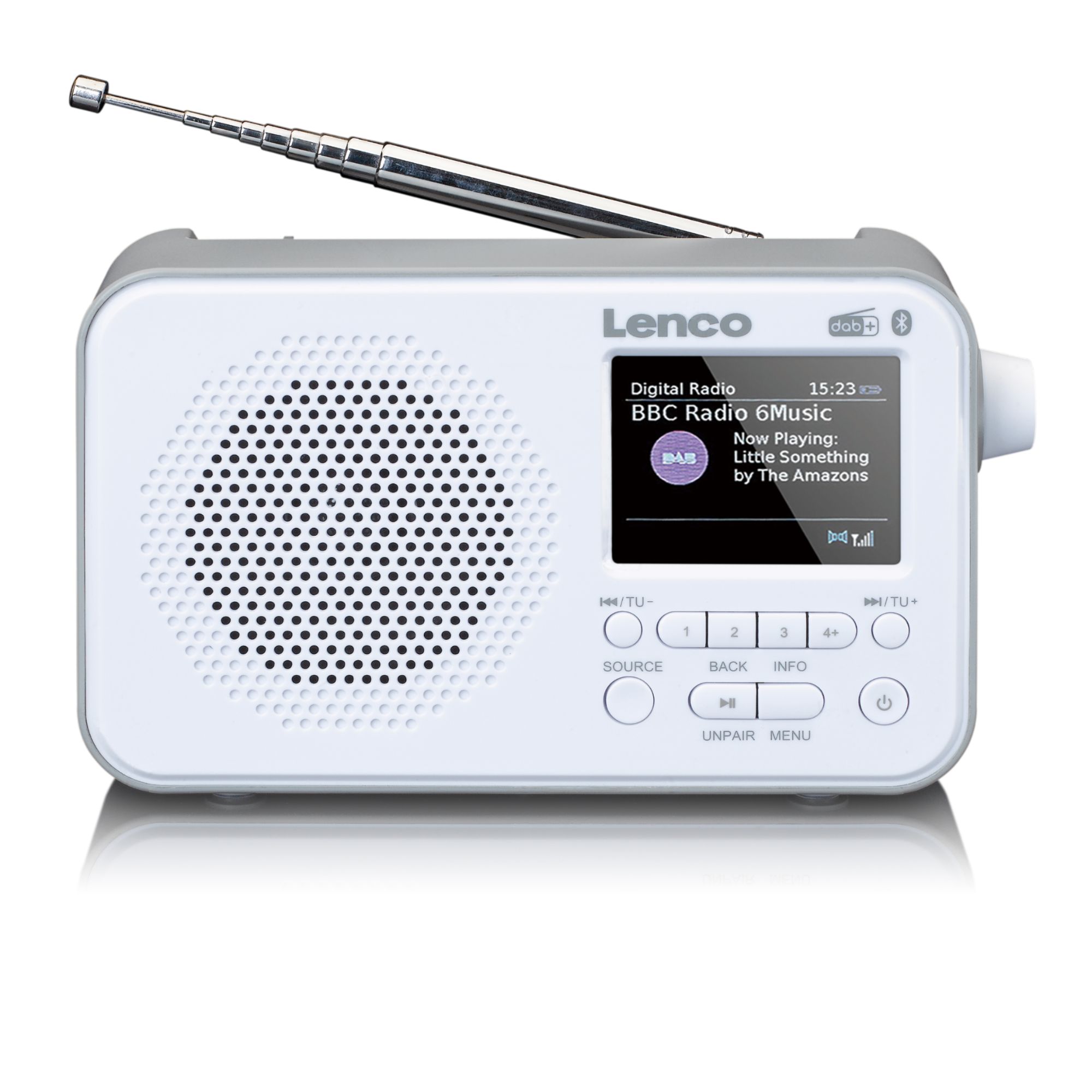 Lenco PDR-036WH Digital Radio with Bluetooth