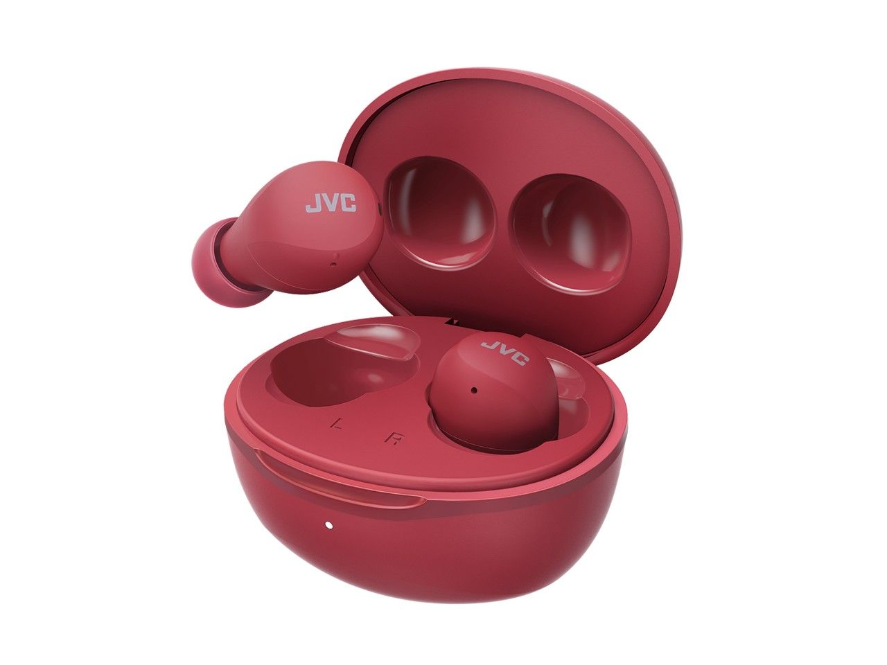 JVC Gumy Mini Earphones, Red (HA-A6T)