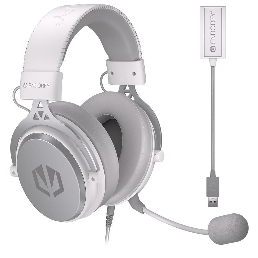 Endorfy VIRO Plus USB Headset, Onyx White