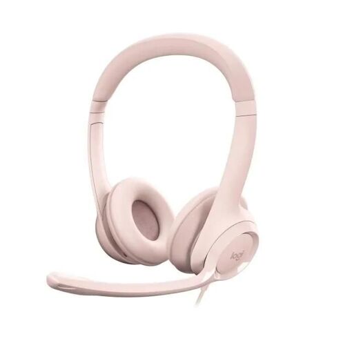 Auriculares Logitech H390 - Sobre oreja - Con cable - USB A - Rosa