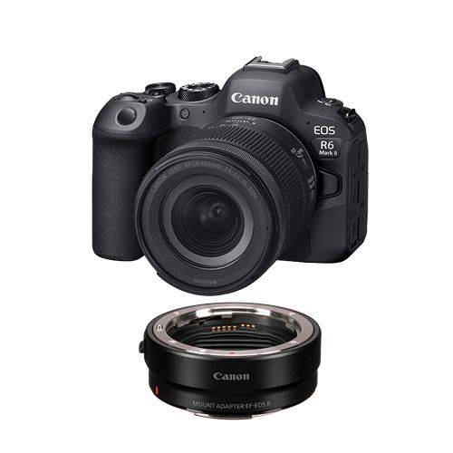 Canon EOS R6 II RF 24-105mm IS STM Kit + EF-EOS R Mount Adapter