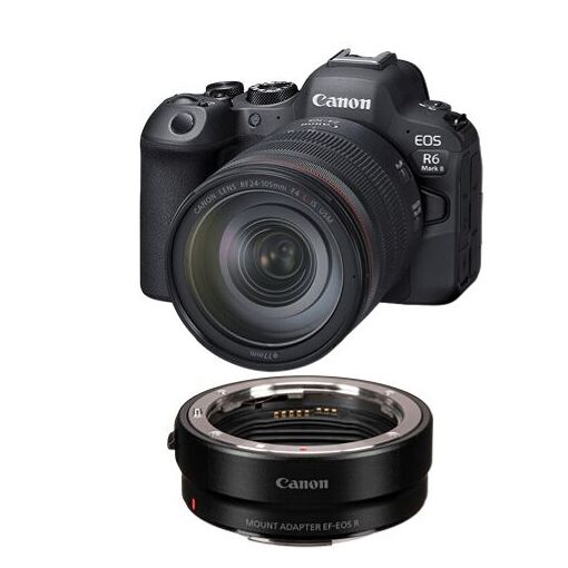 Canon EOS R6 II RF 24-105mm IS USM Kit + EF-EOS R Mount Adapter