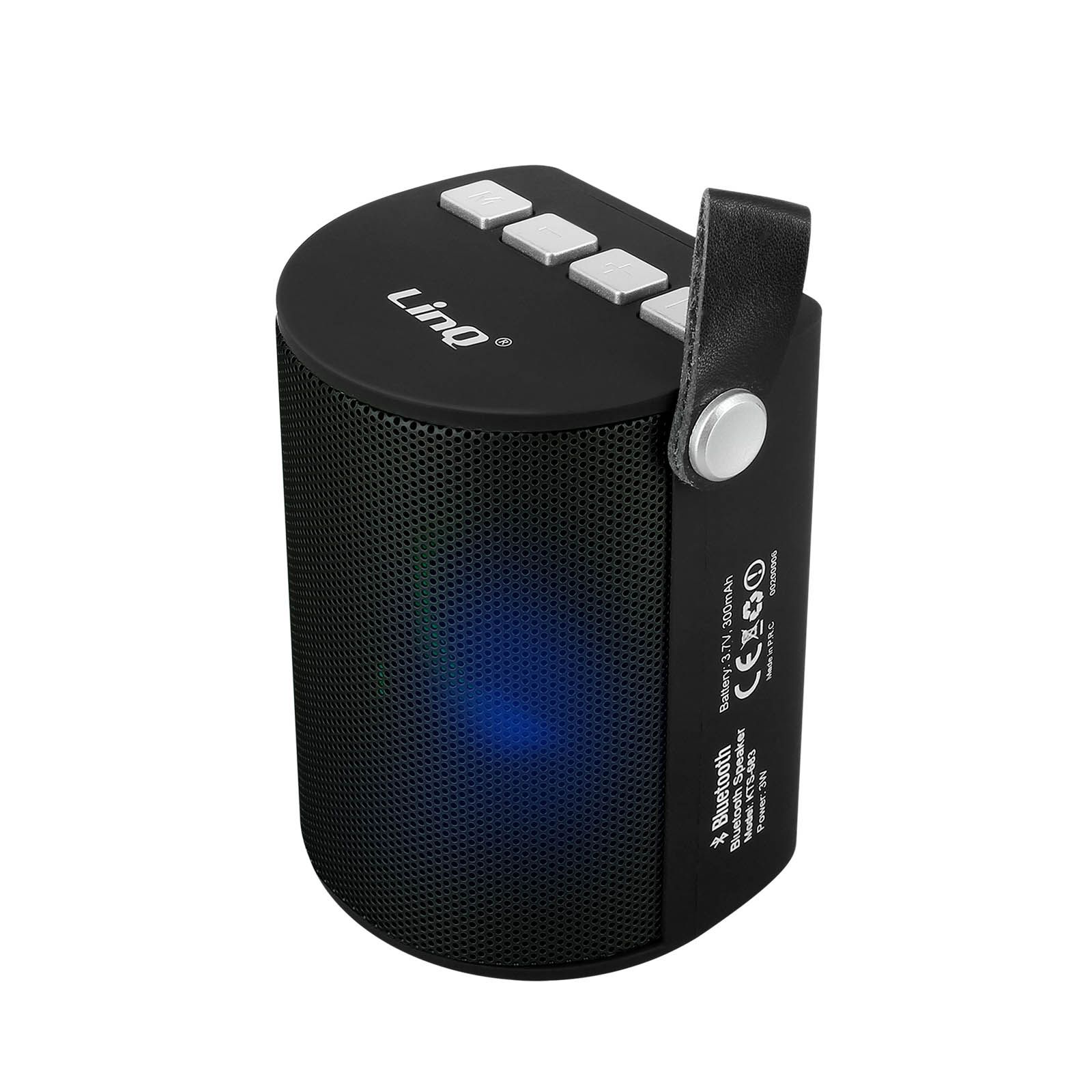LinQ Bluetooth Multi-Color Speaker with FM Radio and USB/Micro SD Port