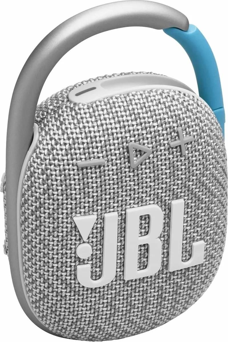 JBL Clip 4 Eco Speaker - Wireless Portable Speaker - Bluetooth 5.1 - 5W - White