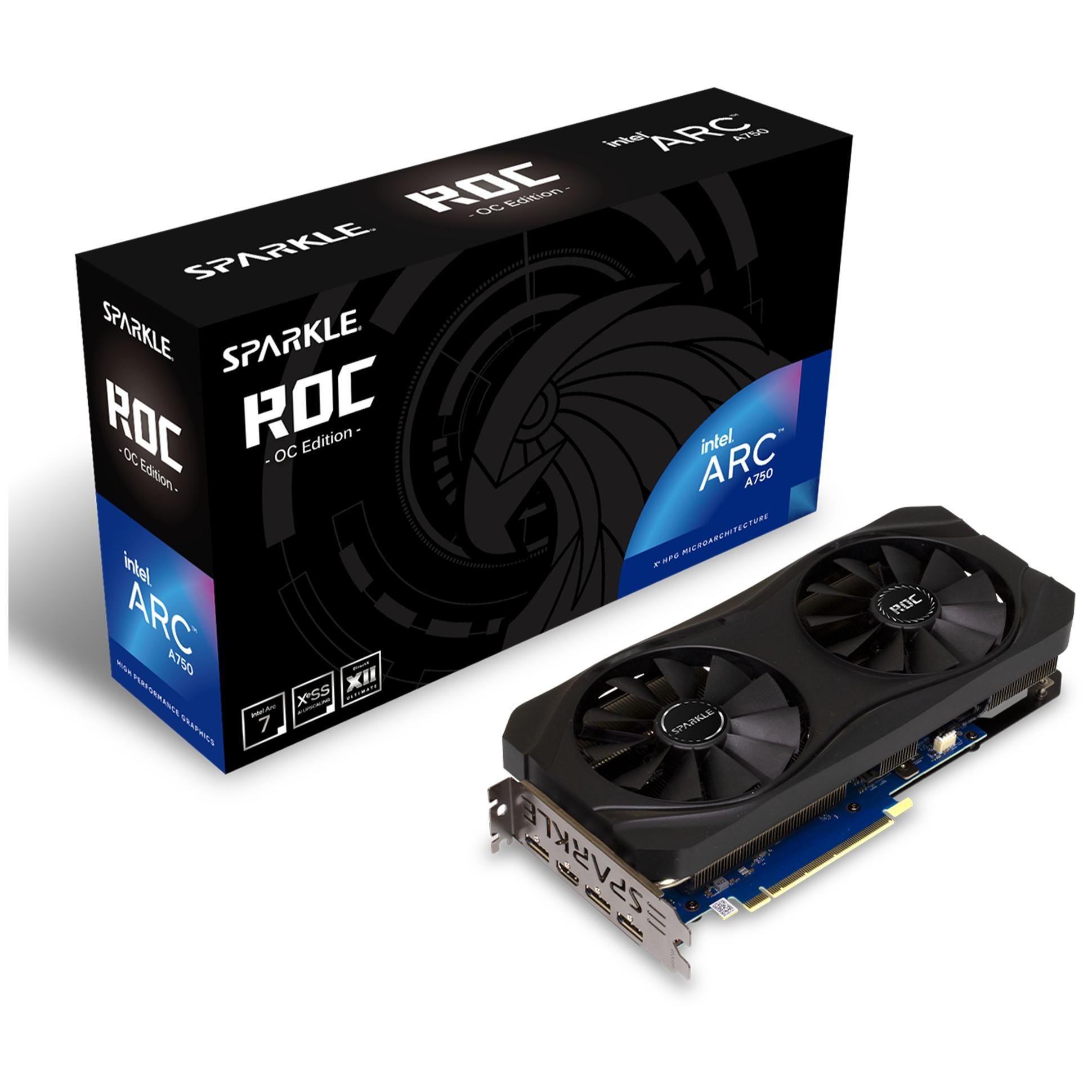 Sparkle Intel Arc A750 ROC OC Edition 8GB GDDR6 GPU