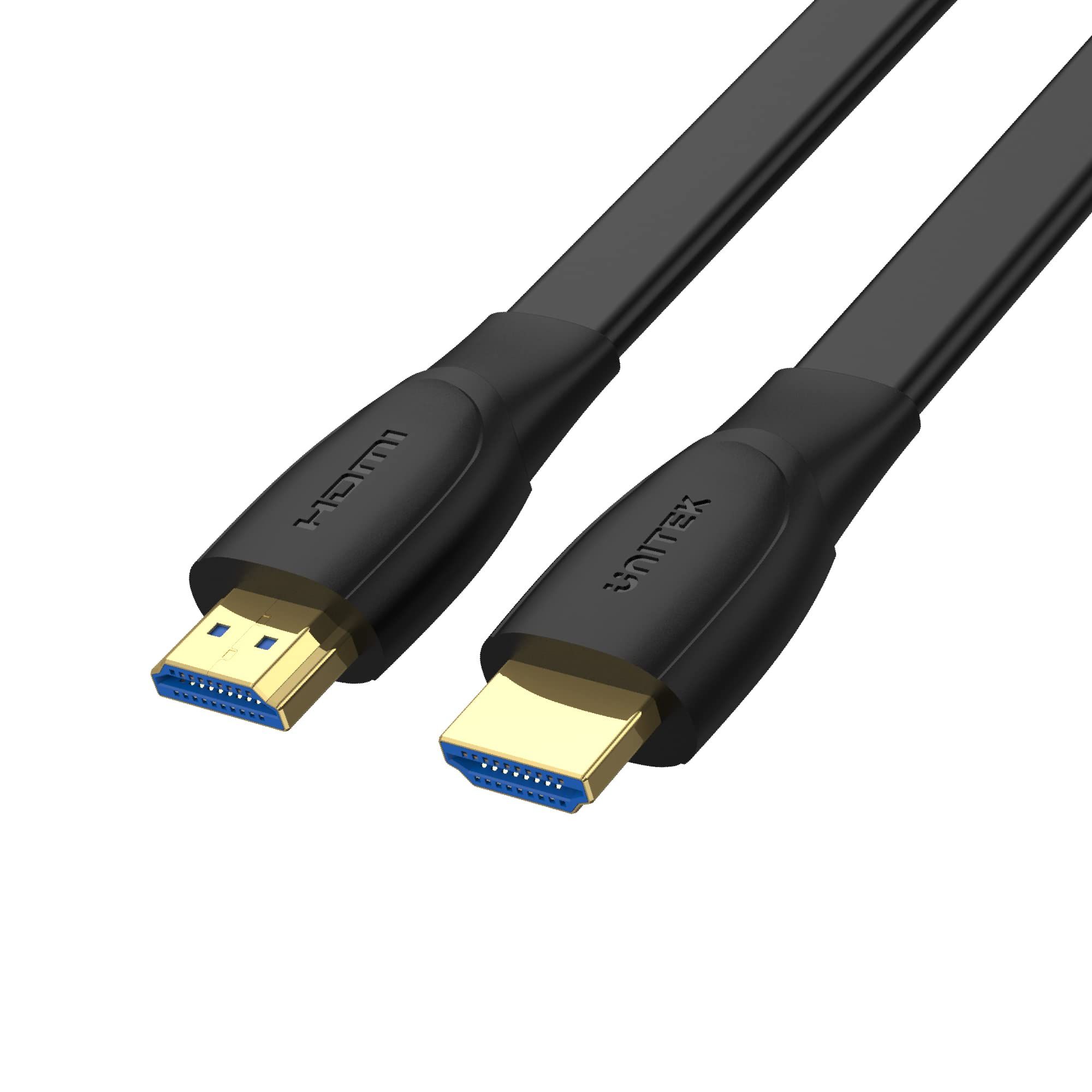 Cable HDMI Unitek 2.0, 4K 60Hz, Plano, 2m (C11063BK-2M)