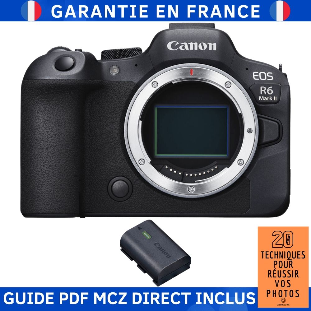 Canon EOS R6 Mark II + 1 Canon LP-E6NH - Full Frame Hybrid Camera