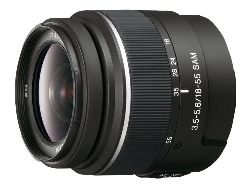 Sony SAL1855 Zoom Lens - 18-55mm f/3.5-5.6 DT SAM - Sony A-Mount for DSLR-A100, A200, A230, A300, A330, A350, A380, A500, A550, A700