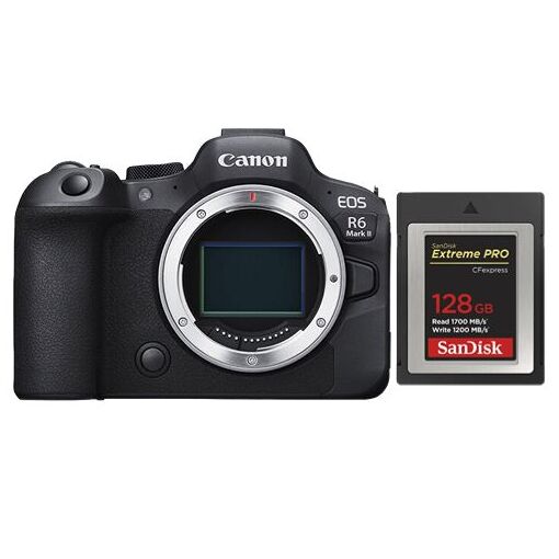 Canon R6 II Mirrorless Camera + 128GB SanDisk Extreme Pro CF Express Type B Card