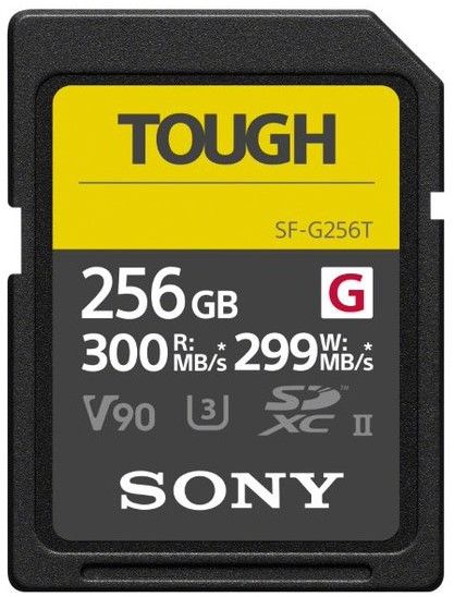 Sony SF-G 256T Tough Series UHS-II SD Memory Card (256GB, Black)