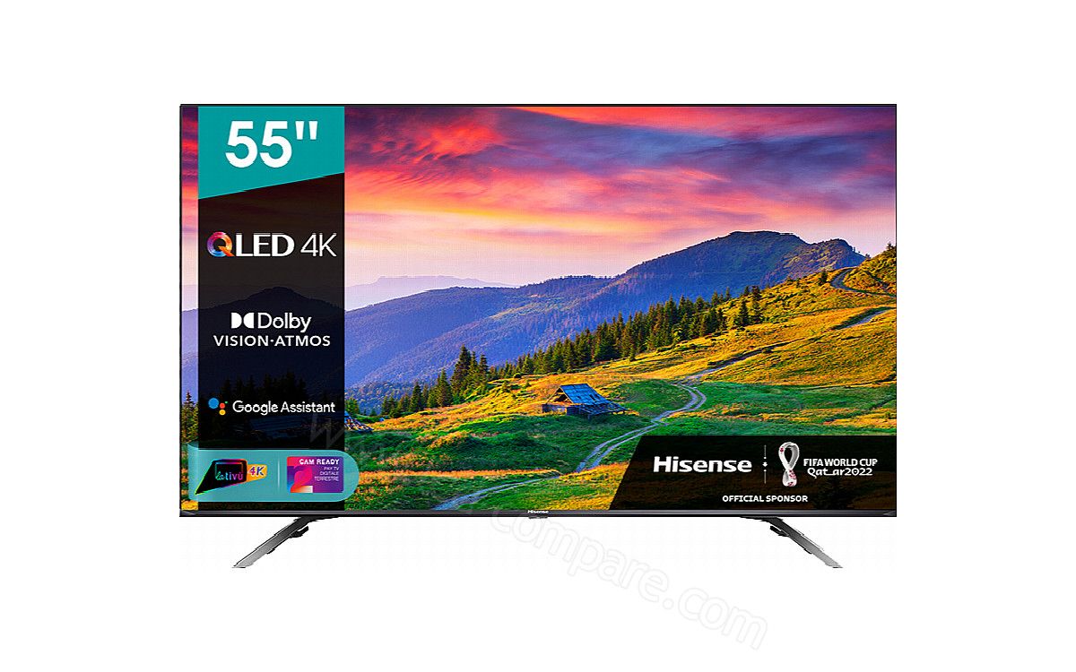 Hisense 55E78GQ - 55" 4K Ultra HD Smart TV - Wifi Black/Gray