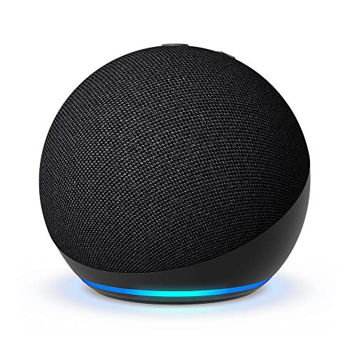 Amazon Echo Dot (5th Gen, 2022 Model) International Version Smart Speaker with Alexa in Anthracite