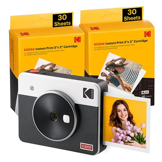Kodak Mini Shot 3 Retro 76.2x76.2mm CMOS Camera White