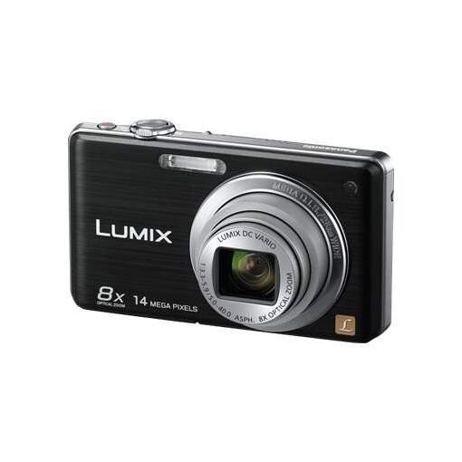 Panasonic Lumix DMC-FS30EF Compact Digital Camera - 14.1 MP, 8x Optical Zoom, Black