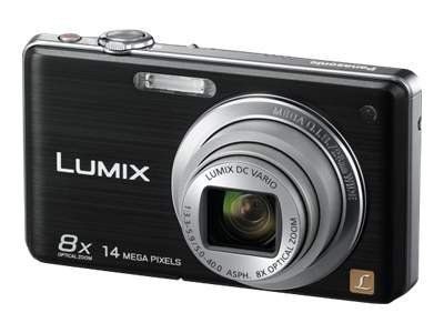 Panasonic Lumix DMC-FS30EF Compact Digital Camera - 14.1 MP, 8x Optical Zoom, Black
