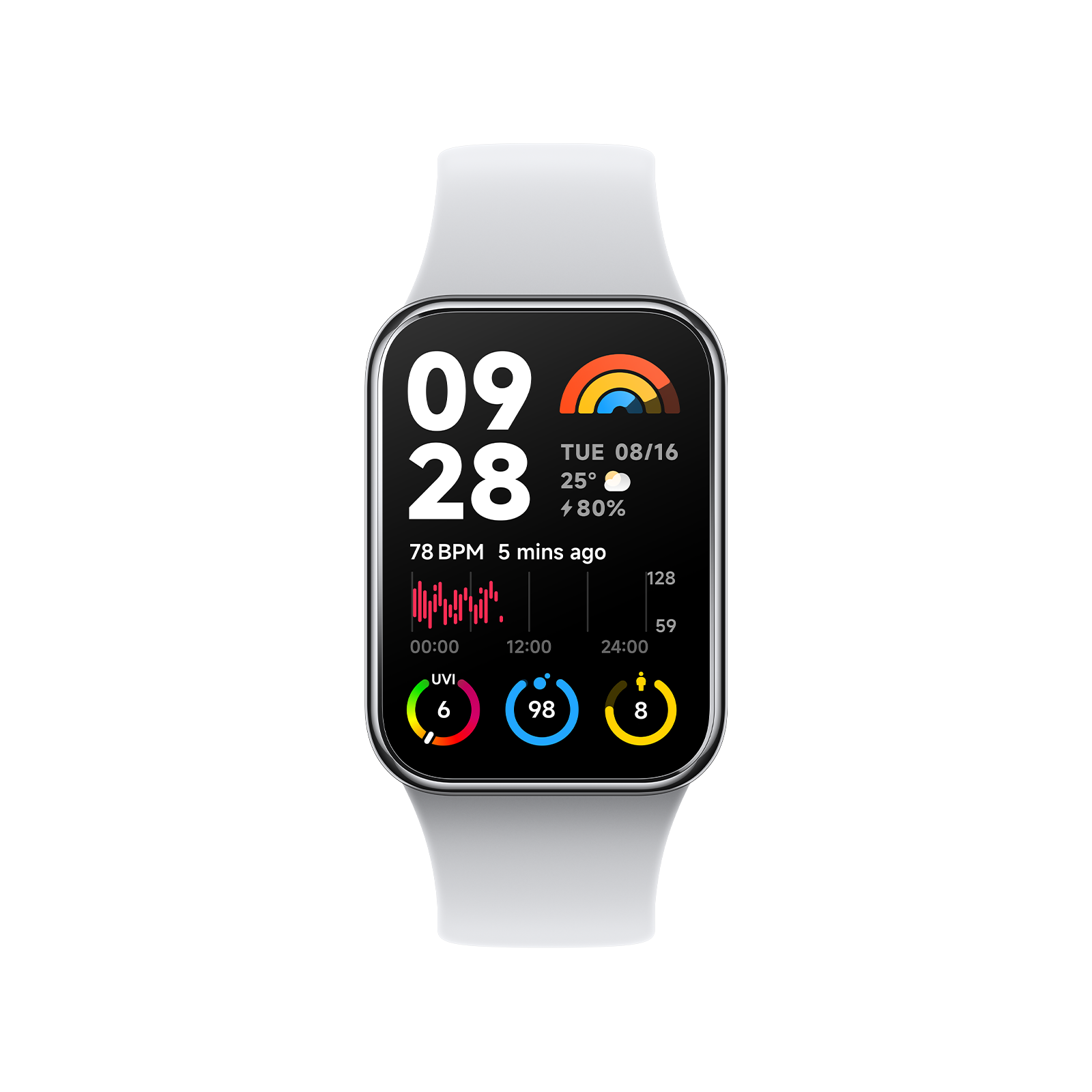 Pulseras inteligentes Xiaomi 8 Pro (Gris)