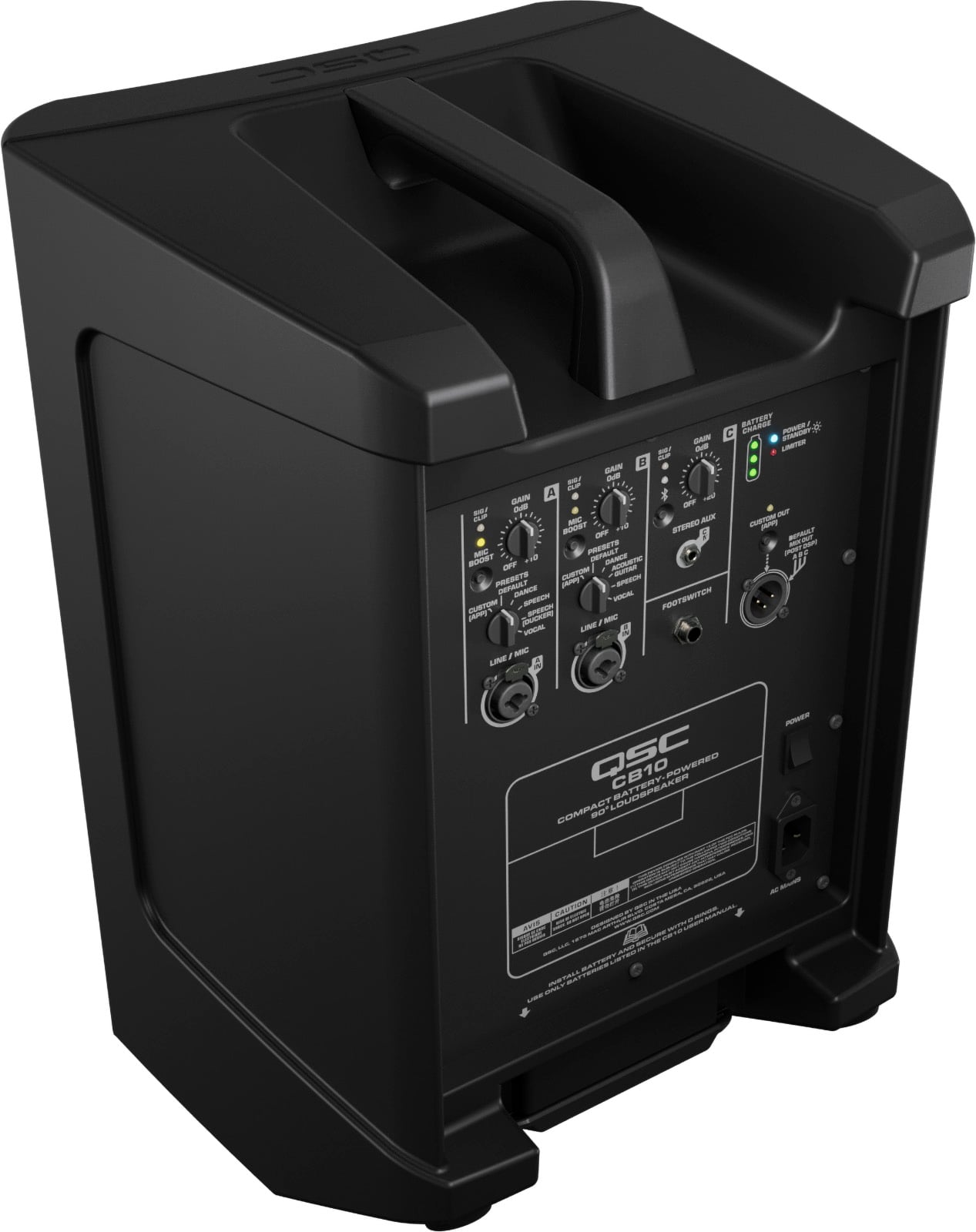 Haut-parleurs sans fil QSC CB10 Pro audio