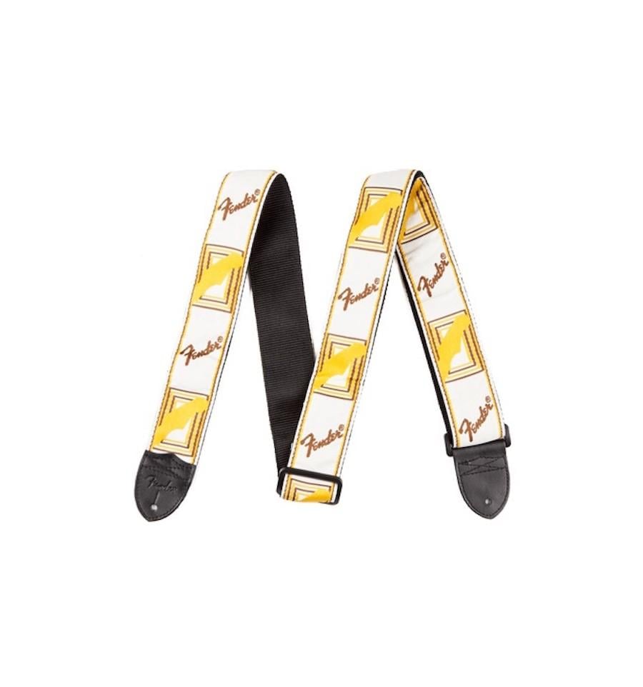 Fender Guitar Strap - Yellow and Brown