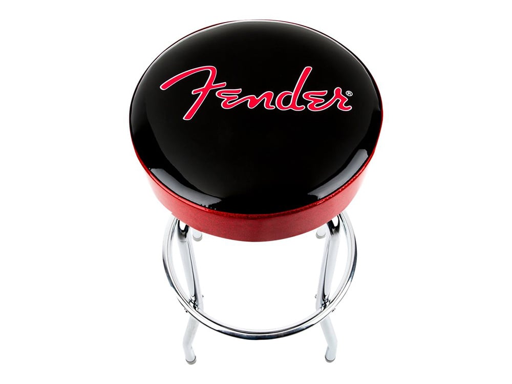 Fender Red Sparkle Bar Stool