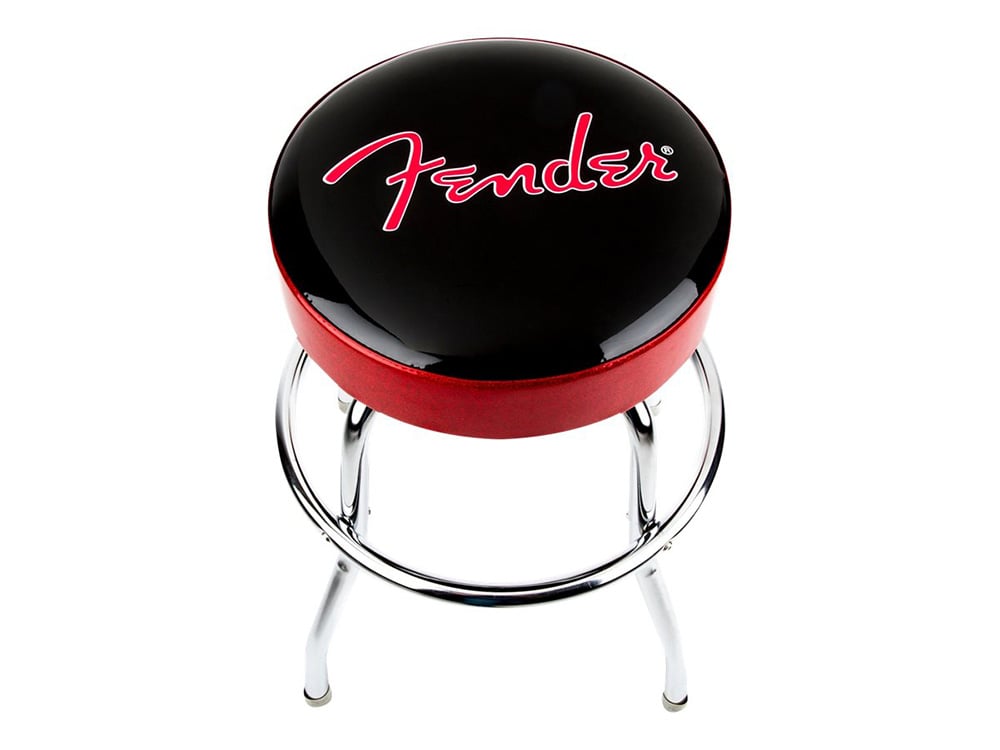 Fender Red Sparkle Bar Stool