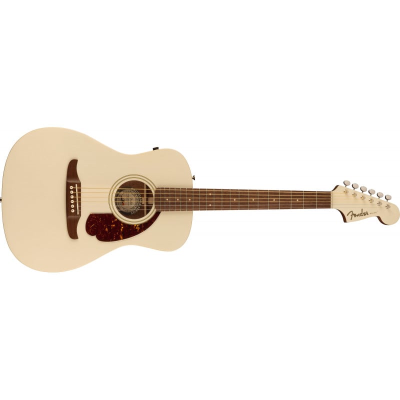 Fender Malibu Player Acoustic Guitar - Parlor - Olympic White