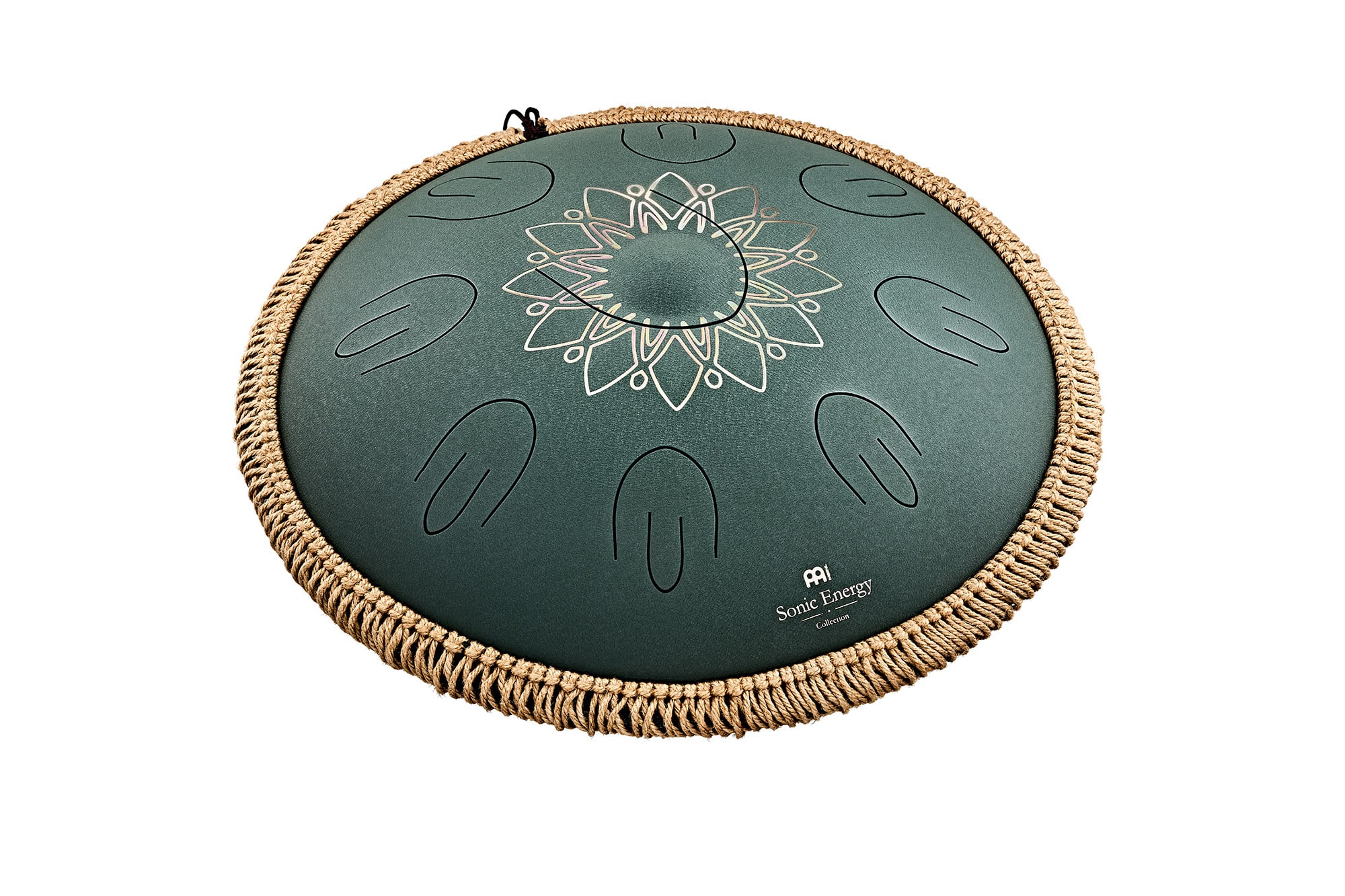 Meinl Octave Steel Tongue Drum - Sonic Energy - F# Minor - Forest Green