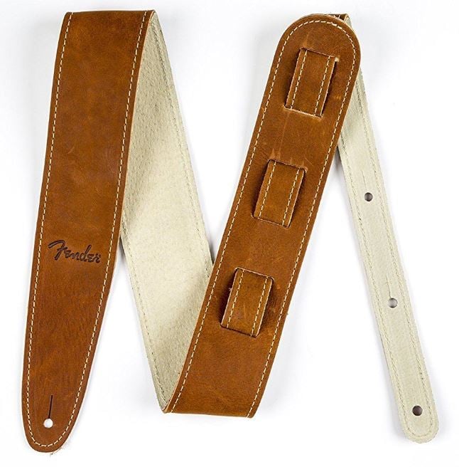 Fender Ball Glove - Guitar Strap - Brown