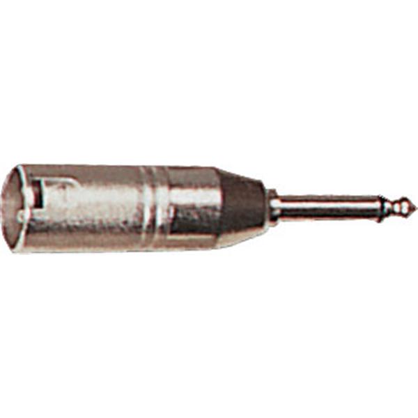 Adaptador Jack 6.35 macho a XLR macho - Cable Amarillo