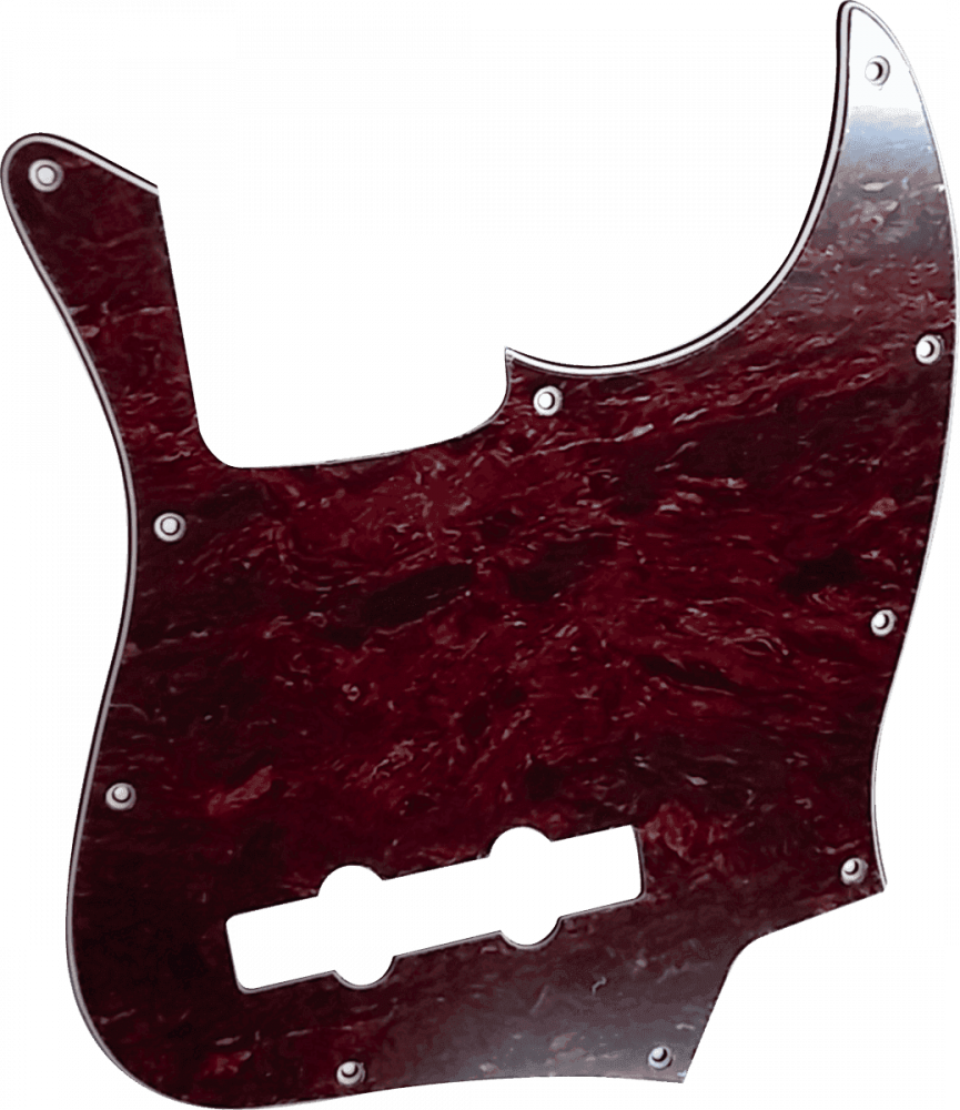 Yellow Parts EZ2102T - Turtle Shell Bass Pickguard