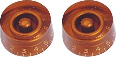 Yellow Parts LP Tuning Knobs - Amber