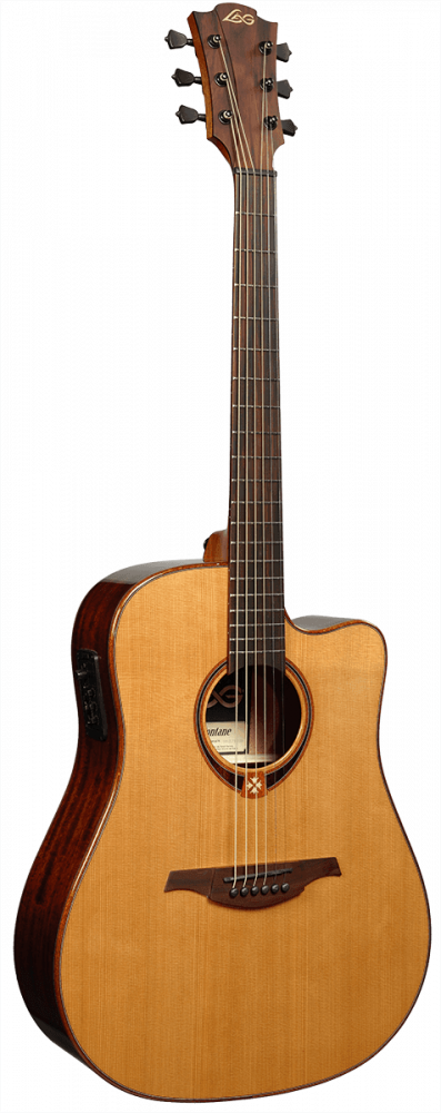 Lâg Tramontane 118 - Electroacoustic Guitar - Dreadnought Cutaway - Natural