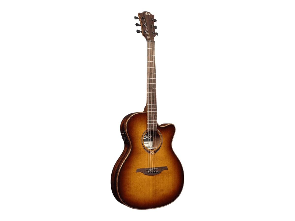 Guitare électrique Lâg T118 ACE-BRS Tramontane Auditorium - Marron