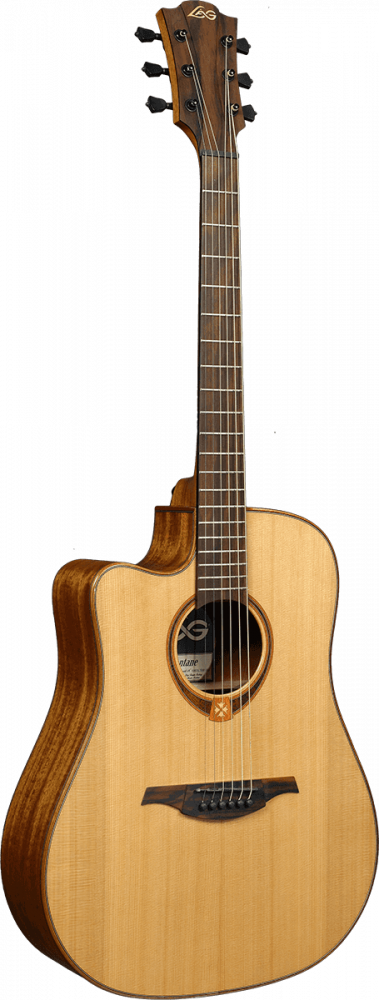 Lâg Tramontane 118 - Electro-Acoustic Guitar - Left-Handed - Dreadnought Cutaway - Natural