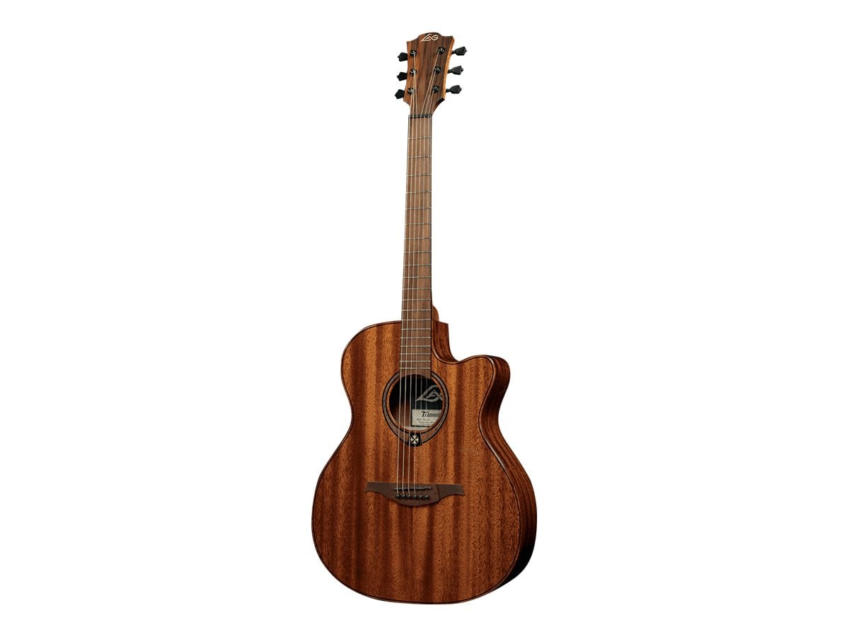 Lâg T98Ace Auditorium Electro Guitar - Brown