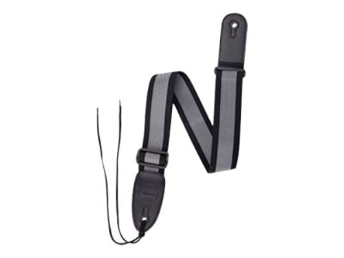 Sangle de guitare Shiver Basic - Noir et Gris