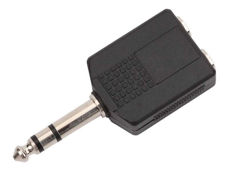 Adaptador Shiver 2x 6,35 mm hembra / estéreo 6,35 mm
