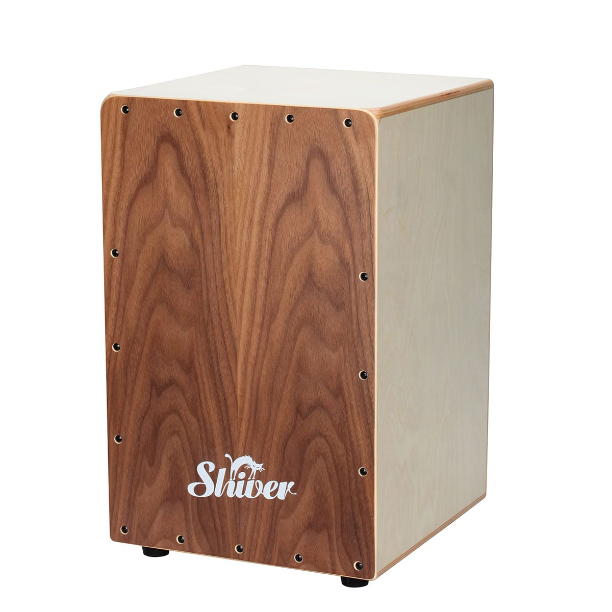 Cajon Shiver CJS-30 en noyer avec étui - Shiver