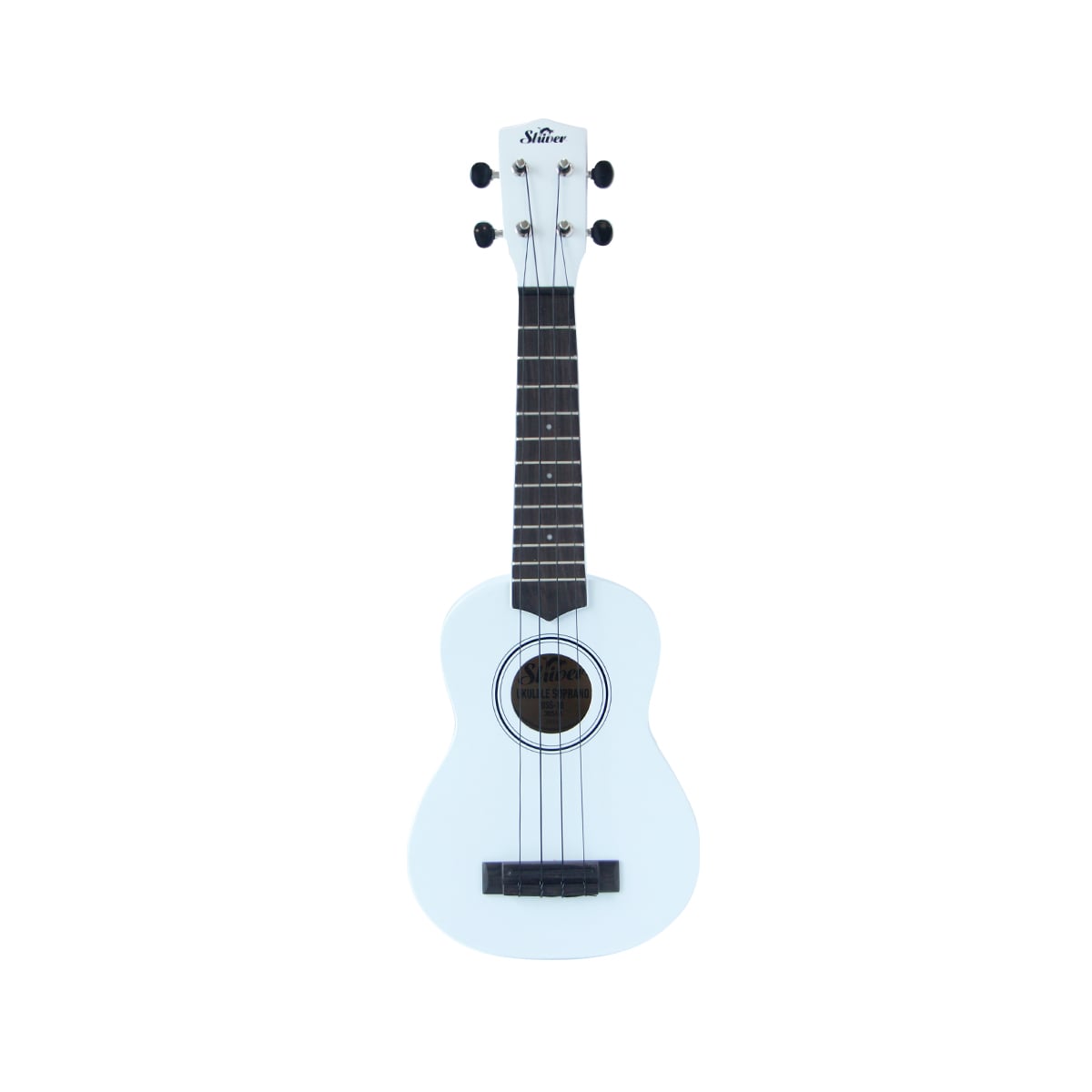 Shiver USS-10 Soprano Ukulele - White