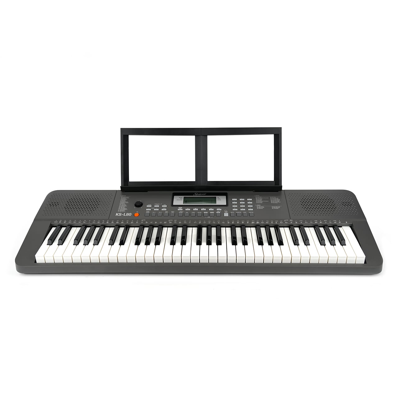 Teclado arreglador KS-L80 - 61 teclas luminosas - Gris metálico - Shiver