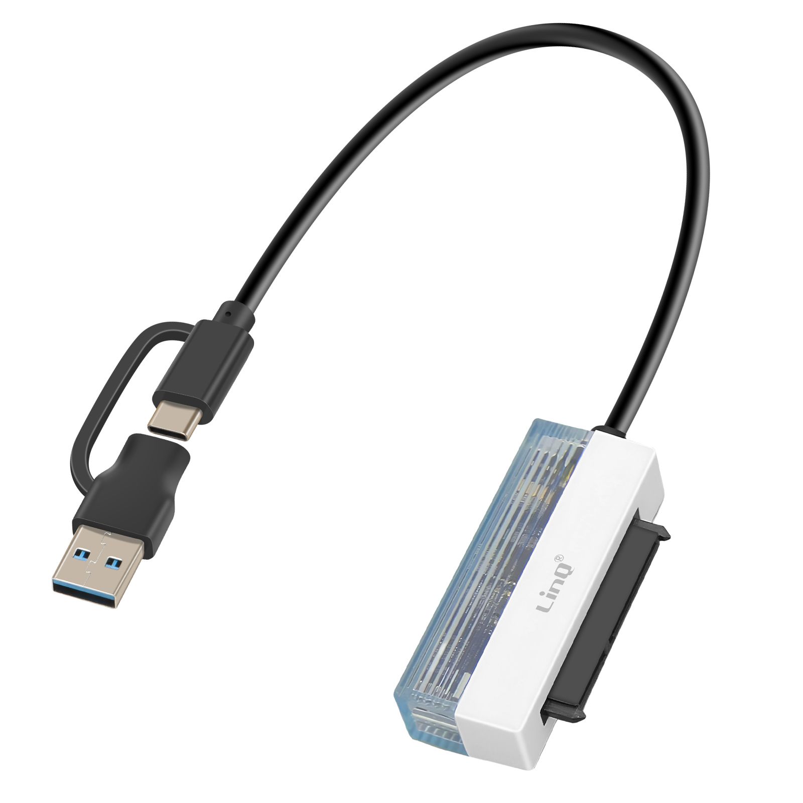 LinQ USB to SATA 2.5'' Adapter - 5Gbit/s Data Transfer
