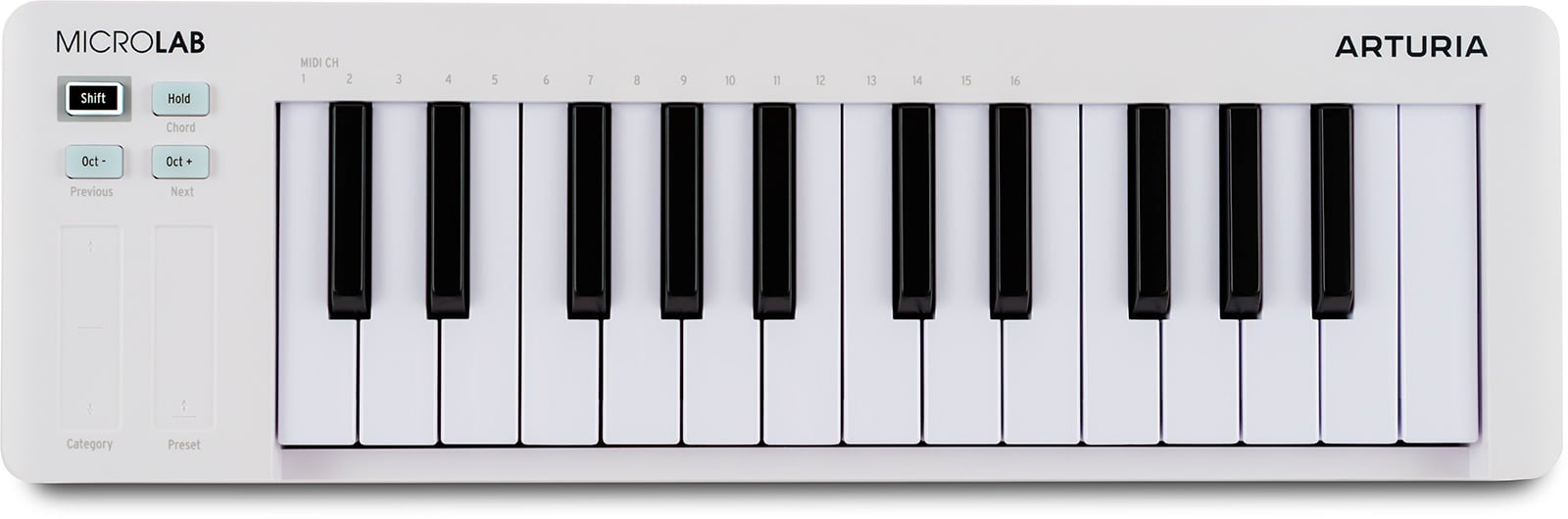Clavier maître Arturia MicroLab mk3 - 25 touches - Noir