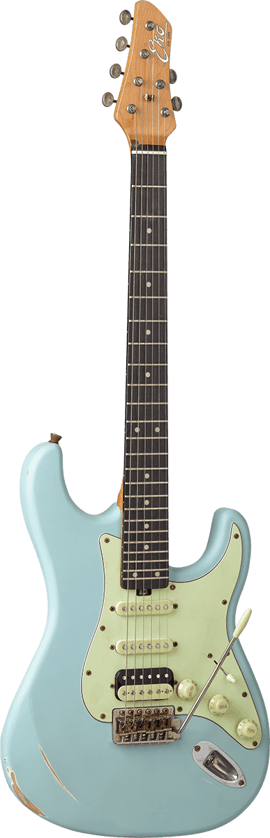 Eko Aire Relic Electric Guitar - Blue