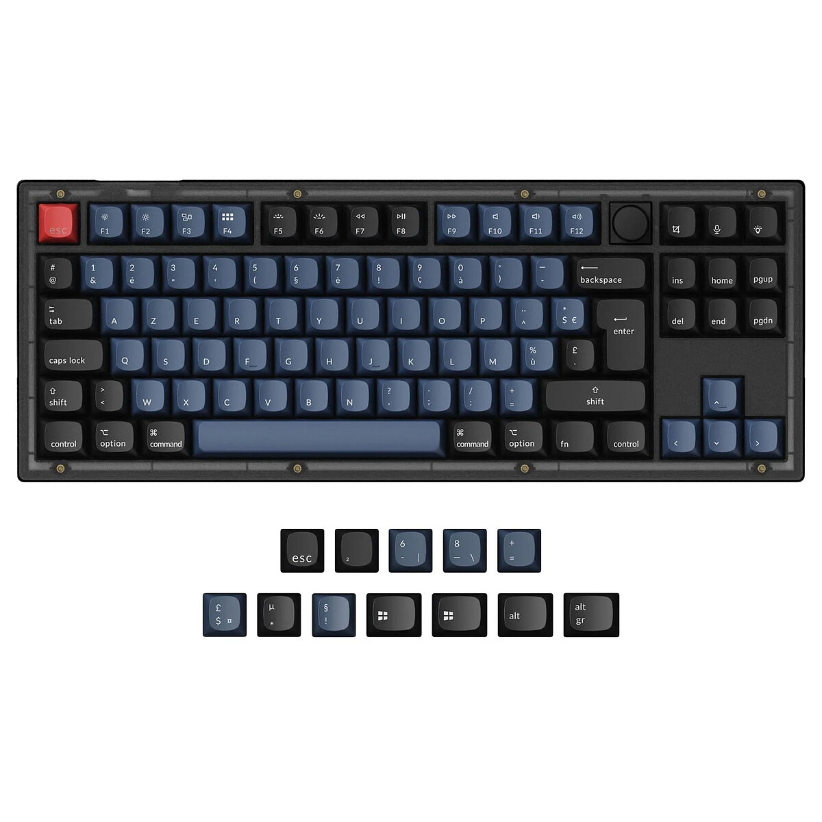 Keychron V3 Knob Red Mechanical Keyboard