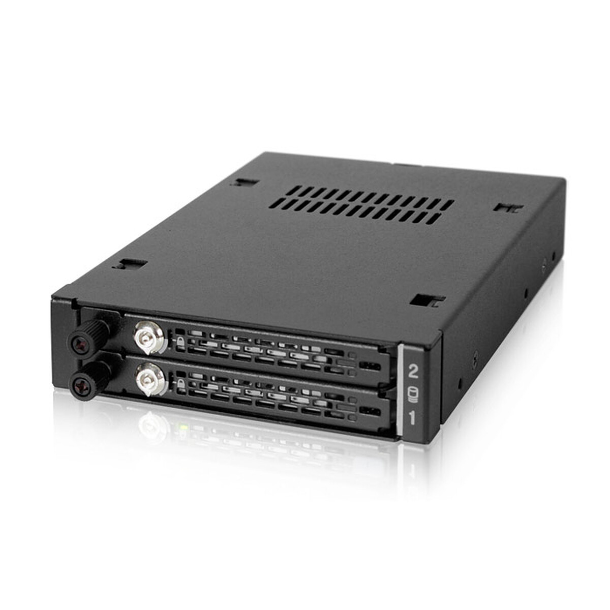 ICY DOCK 2.5-inch SAS/SATA Hard Drive Rack (Black)