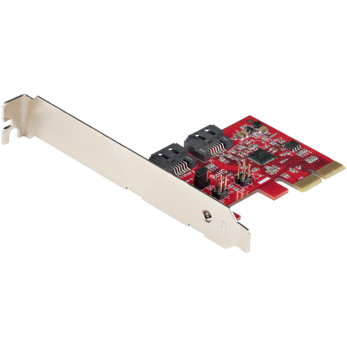 Tarjeta de controlador StarTech.com PCI-E con 2 puertos SATA III internos