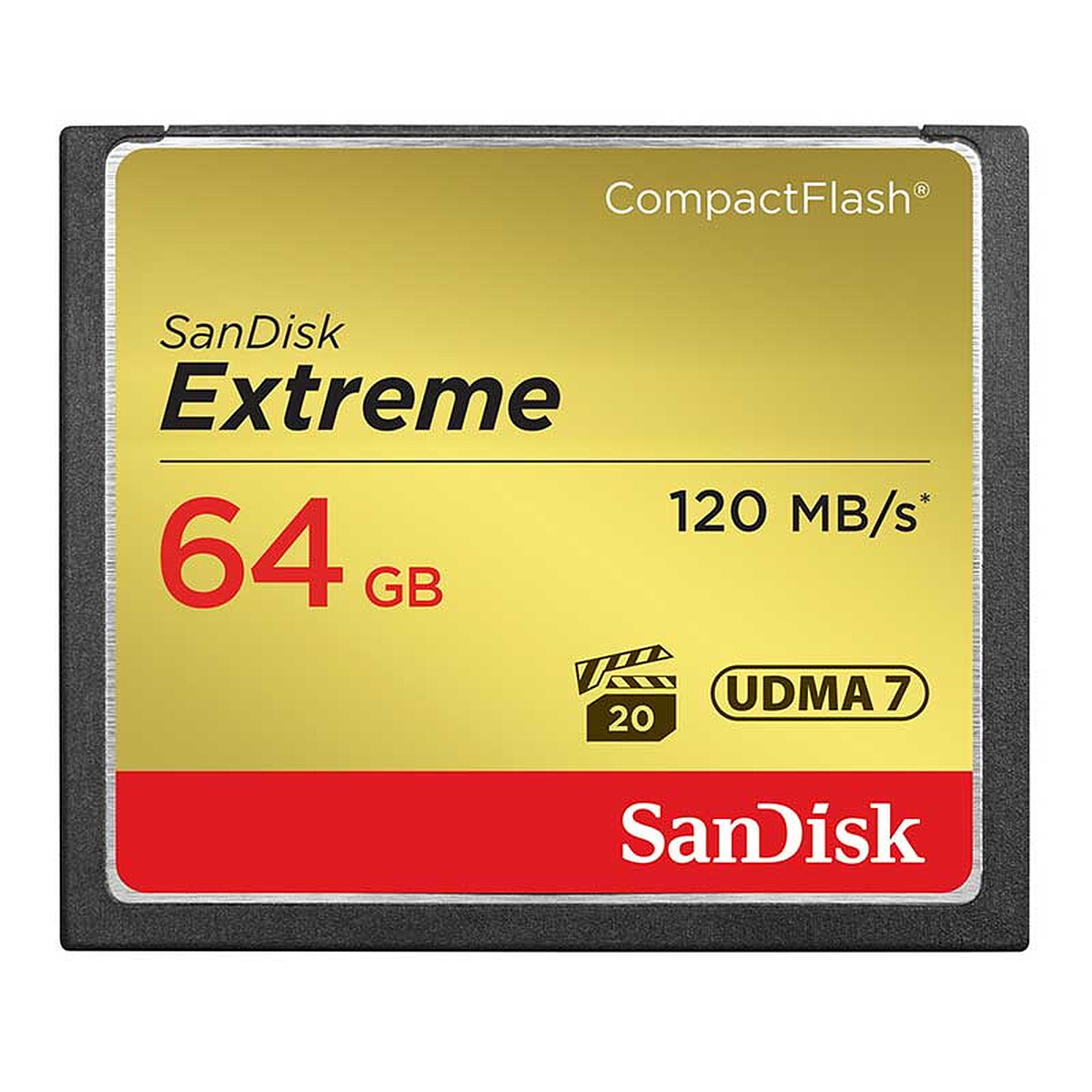 SanDisk Extreme CompactFlash Memory Card 64GB